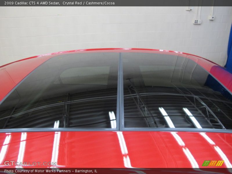 Crystal Red / Cashmere/Cocoa 2009 Cadillac CTS 4 AWD Sedan