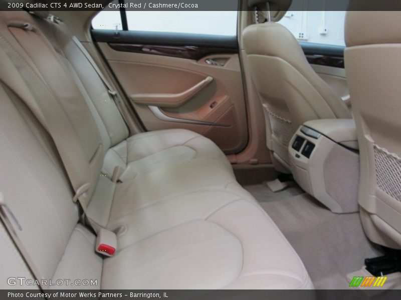 Crystal Red / Cashmere/Cocoa 2009 Cadillac CTS 4 AWD Sedan