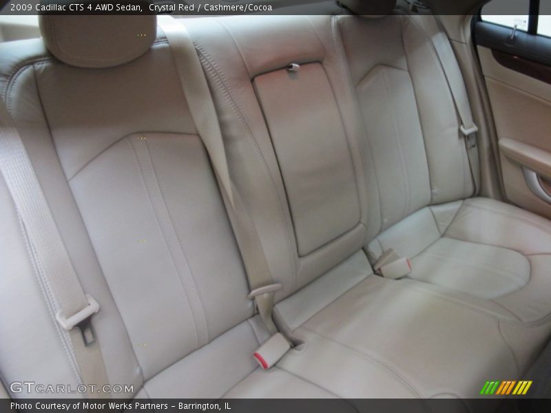 Crystal Red / Cashmere/Cocoa 2009 Cadillac CTS 4 AWD Sedan