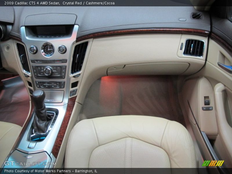 Crystal Red / Cashmere/Cocoa 2009 Cadillac CTS 4 AWD Sedan