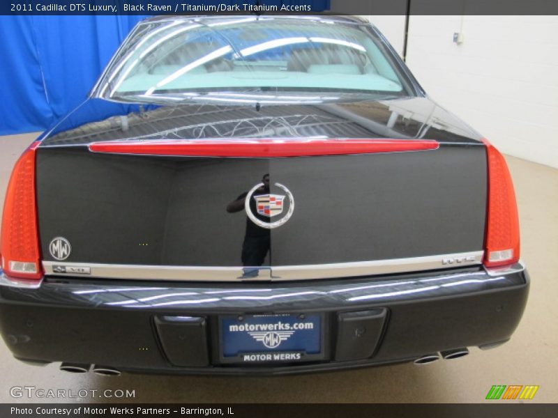 Black Raven / Titanium/Dark Titanium Accents 2011 Cadillac DTS Luxury