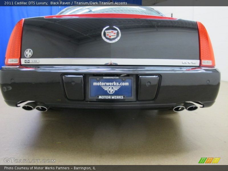 Black Raven / Titanium/Dark Titanium Accents 2011 Cadillac DTS Luxury