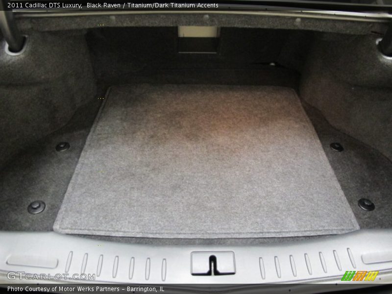 Black Raven / Titanium/Dark Titanium Accents 2011 Cadillac DTS Luxury