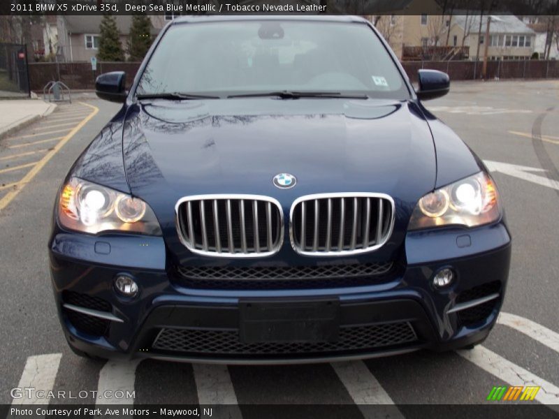 Deep Sea Blue Metallic / Tobacco Nevada Leather 2011 BMW X5 xDrive 35d