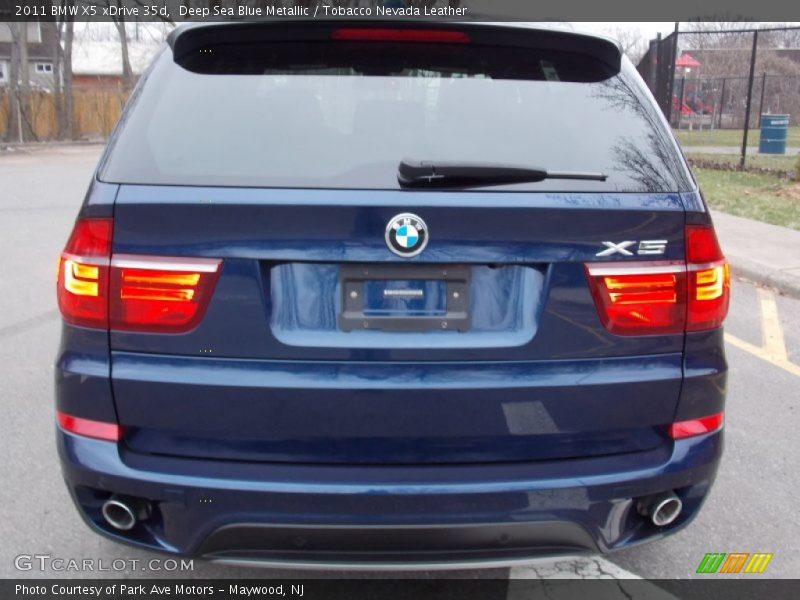 Deep Sea Blue Metallic / Tobacco Nevada Leather 2011 BMW X5 xDrive 35d