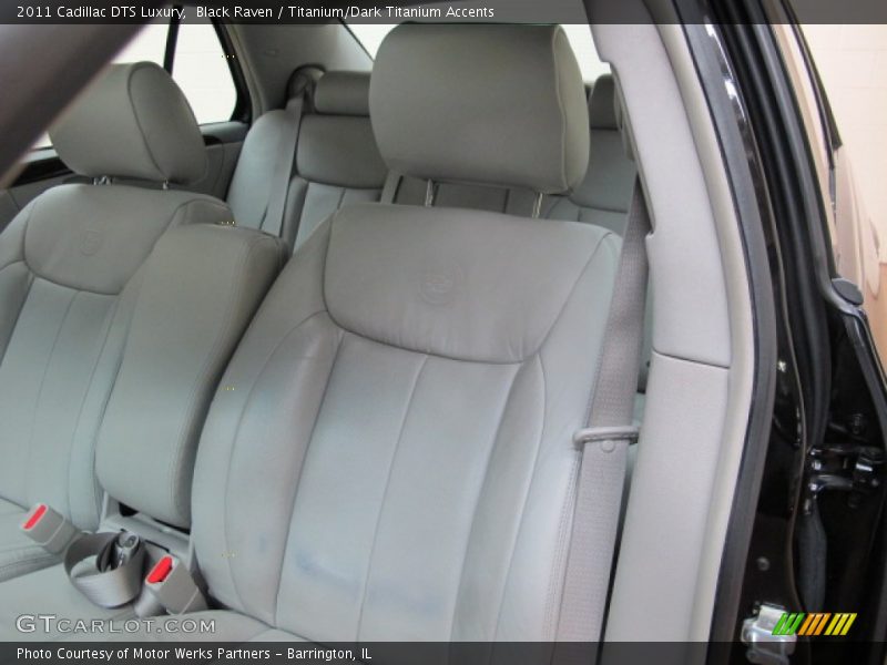 Black Raven / Titanium/Dark Titanium Accents 2011 Cadillac DTS Luxury