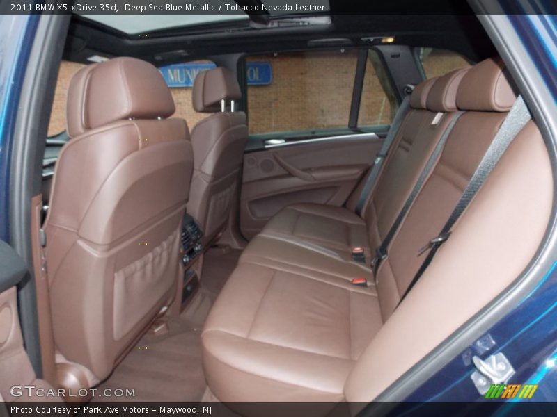 Deep Sea Blue Metallic / Tobacco Nevada Leather 2011 BMW X5 xDrive 35d