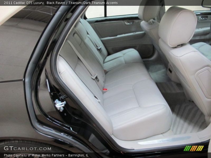 Black Raven / Titanium/Dark Titanium Accents 2011 Cadillac DTS Luxury