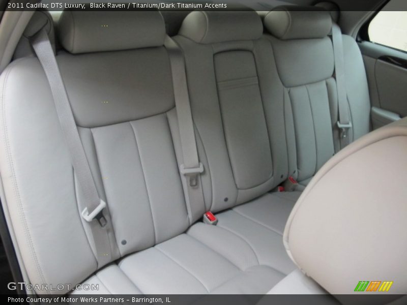 Black Raven / Titanium/Dark Titanium Accents 2011 Cadillac DTS Luxury