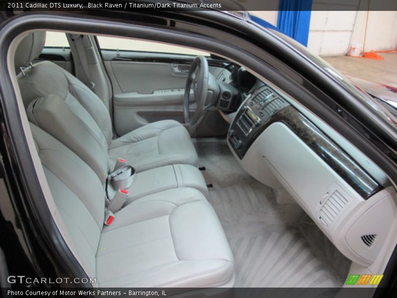 Black Raven / Titanium/Dark Titanium Accents 2011 Cadillac DTS Luxury