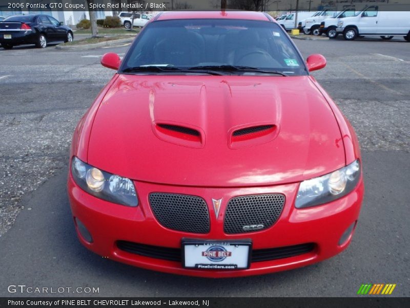 Spice Red Metallic / Black 2006 Pontiac GTO Coupe