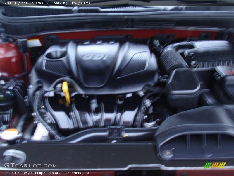 Sparkling Ruby / Camel 2013 Hyundai Sonata GLS
