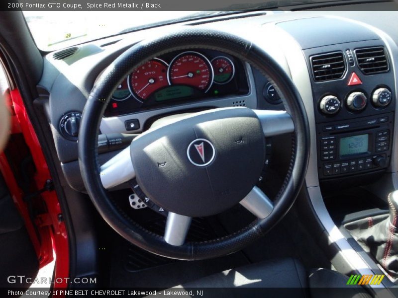 Spice Red Metallic / Black 2006 Pontiac GTO Coupe