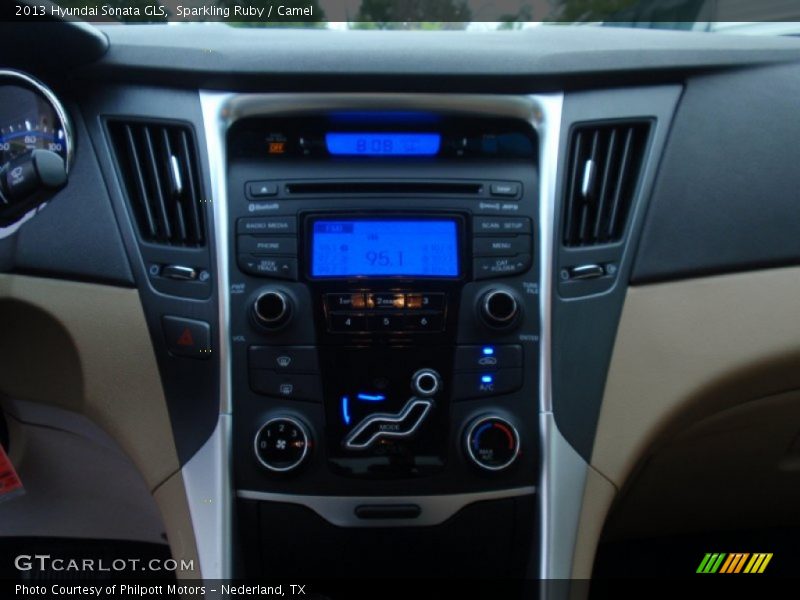 Sparkling Ruby / Camel 2013 Hyundai Sonata GLS