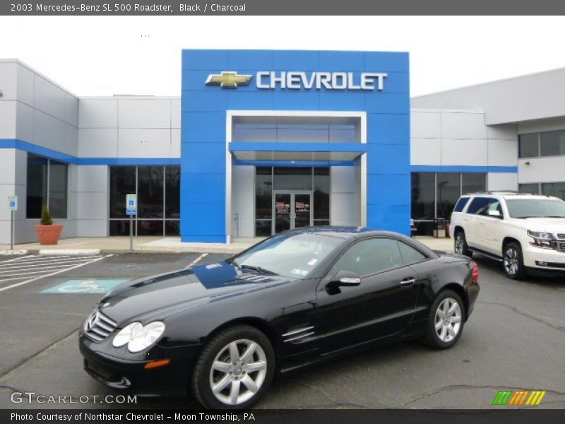 Black / Charcoal 2003 Mercedes-Benz SL 500 Roadster