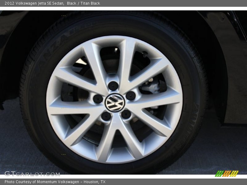 Black / Titan Black 2012 Volkswagen Jetta SE Sedan