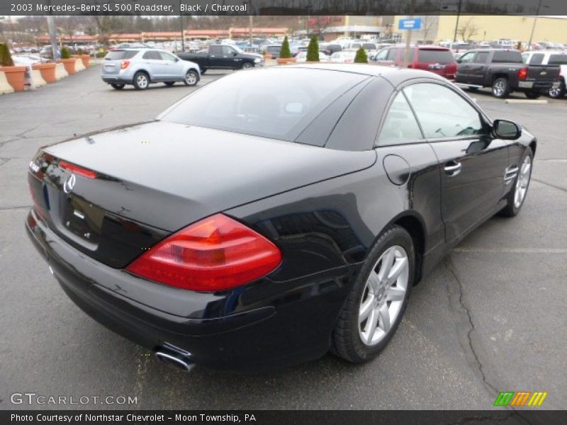 Black / Charcoal 2003 Mercedes-Benz SL 500 Roadster