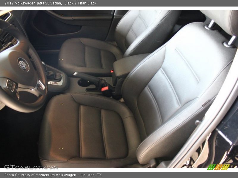 Black / Titan Black 2012 Volkswagen Jetta SE Sedan