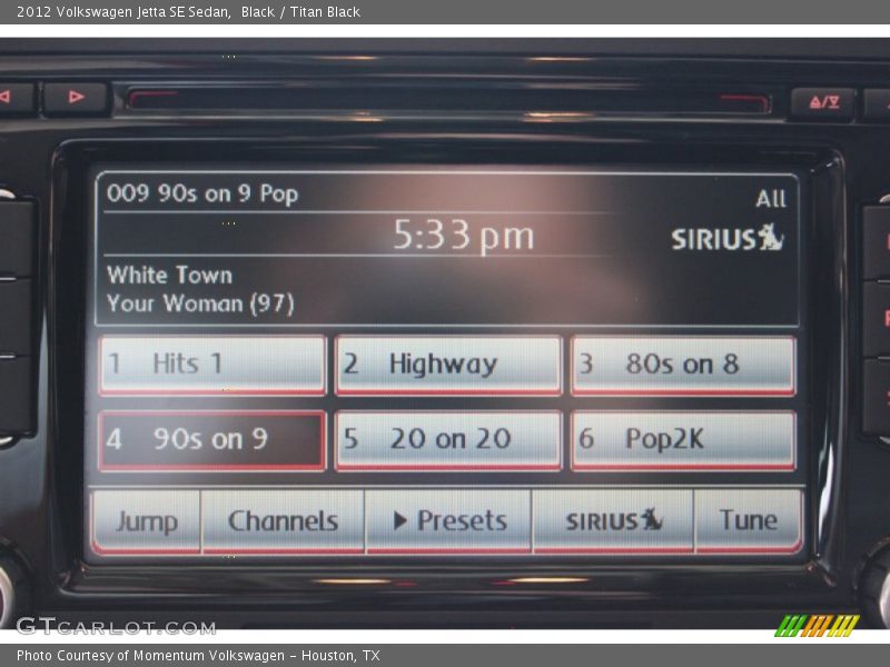 Black / Titan Black 2012 Volkswagen Jetta SE Sedan