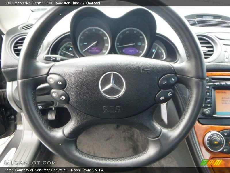 Black / Charcoal 2003 Mercedes-Benz SL 500 Roadster