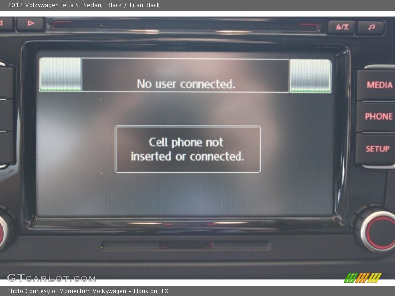 Black / Titan Black 2012 Volkswagen Jetta SE Sedan