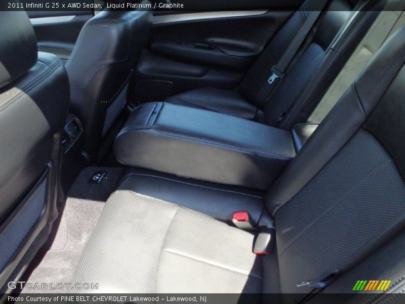 Liquid Platinum / Graphite 2011 Infiniti G 25 x AWD Sedan