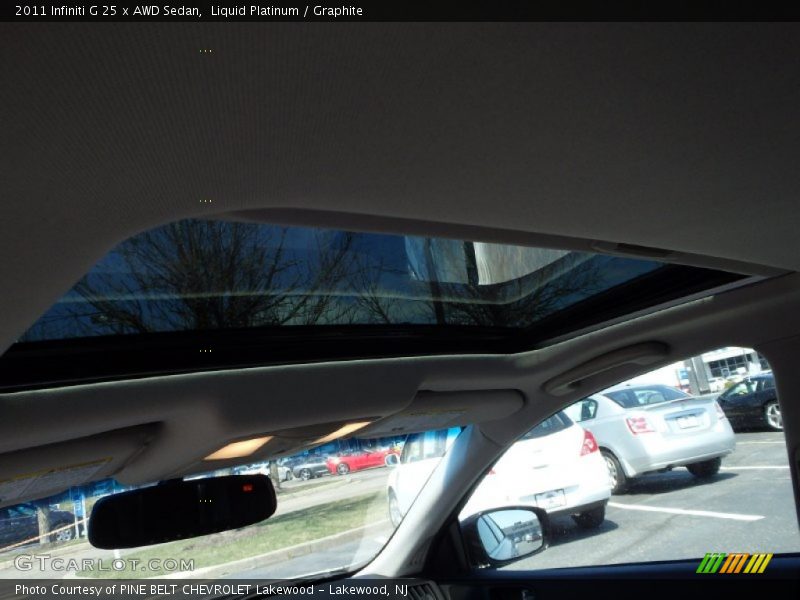 Liquid Platinum / Graphite 2011 Infiniti G 25 x AWD Sedan