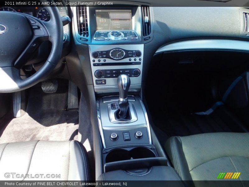 Liquid Platinum / Graphite 2011 Infiniti G 25 x AWD Sedan