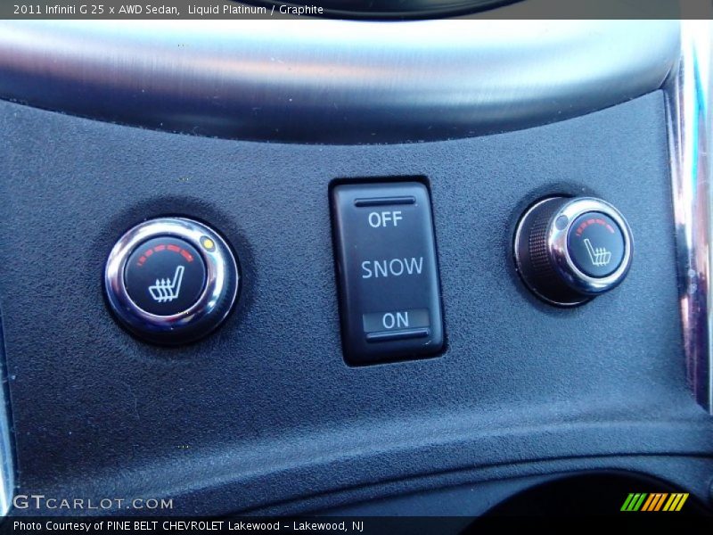 Liquid Platinum / Graphite 2011 Infiniti G 25 x AWD Sedan