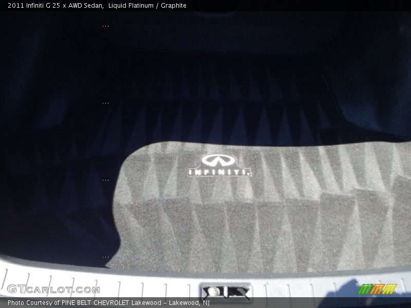Liquid Platinum / Graphite 2011 Infiniti G 25 x AWD Sedan