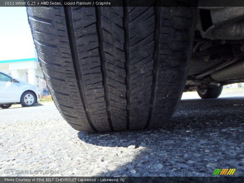 Liquid Platinum / Graphite 2011 Infiniti G 25 x AWD Sedan