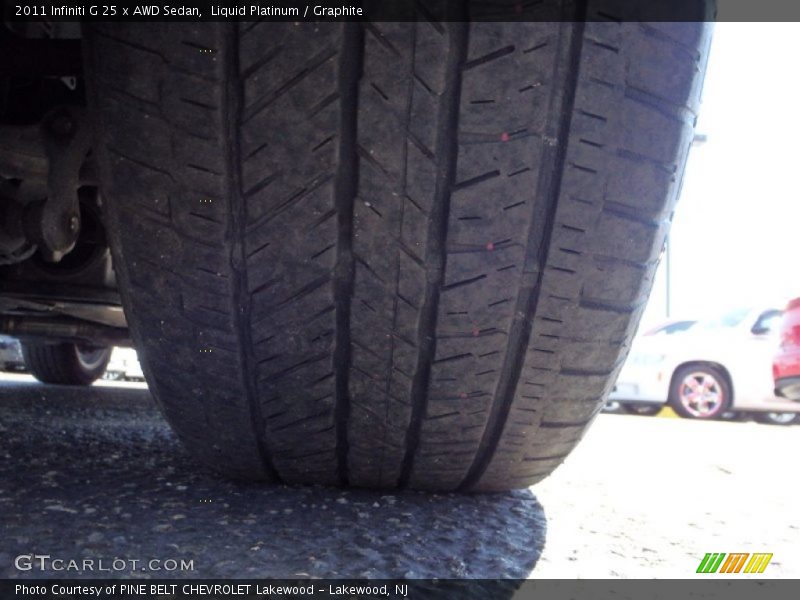 Liquid Platinum / Graphite 2011 Infiniti G 25 x AWD Sedan