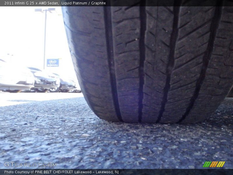 Liquid Platinum / Graphite 2011 Infiniti G 25 x AWD Sedan