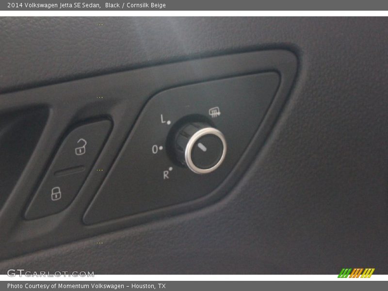 Black / Cornsilk Beige 2014 Volkswagen Jetta SE Sedan