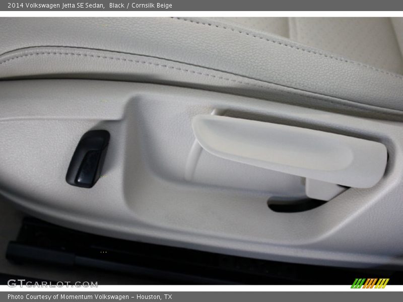 Black / Cornsilk Beige 2014 Volkswagen Jetta SE Sedan
