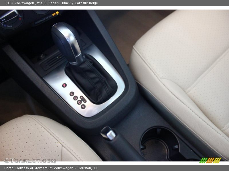 Black / Cornsilk Beige 2014 Volkswagen Jetta SE Sedan