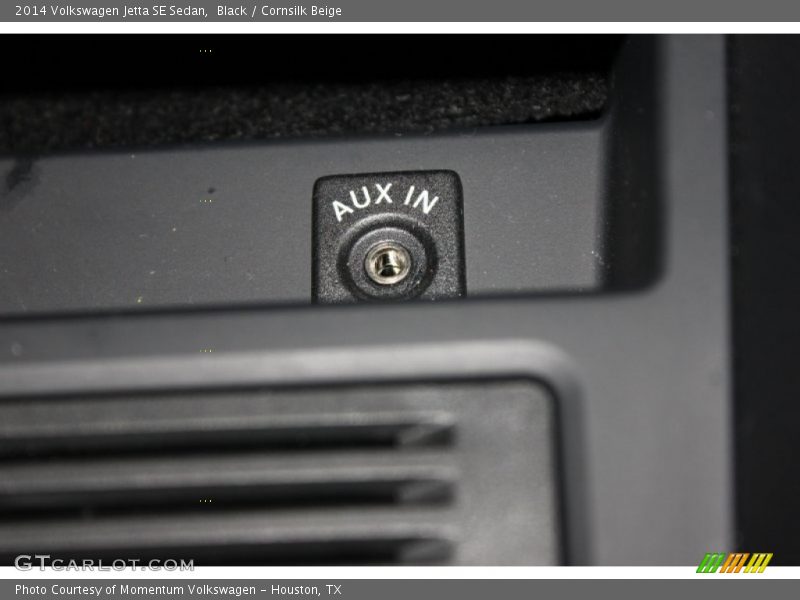 Black / Cornsilk Beige 2014 Volkswagen Jetta SE Sedan