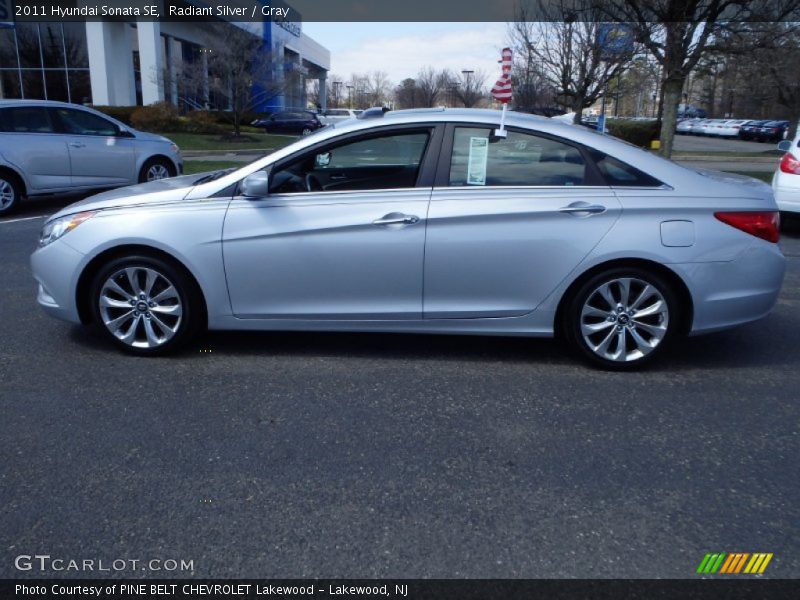 Radiant Silver / Gray 2011 Hyundai Sonata SE