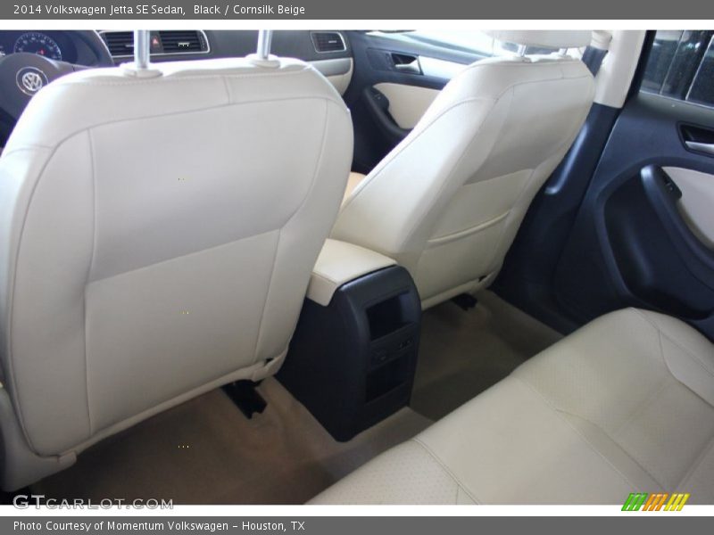 Black / Cornsilk Beige 2014 Volkswagen Jetta SE Sedan