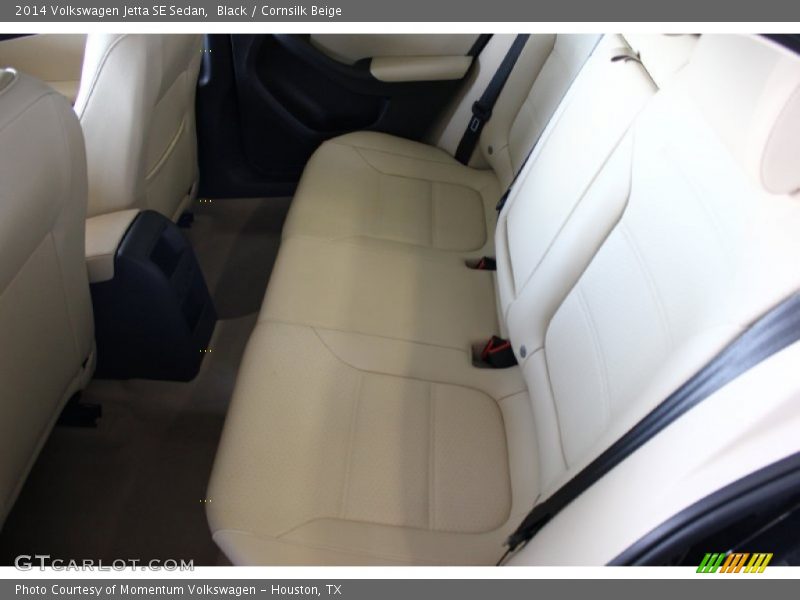 Black / Cornsilk Beige 2014 Volkswagen Jetta SE Sedan
