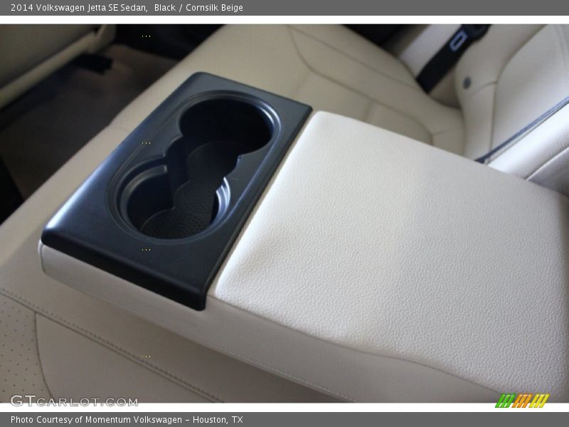 Black / Cornsilk Beige 2014 Volkswagen Jetta SE Sedan