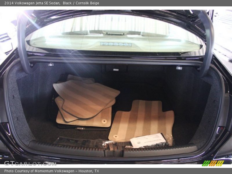 Black / Cornsilk Beige 2014 Volkswagen Jetta SE Sedan