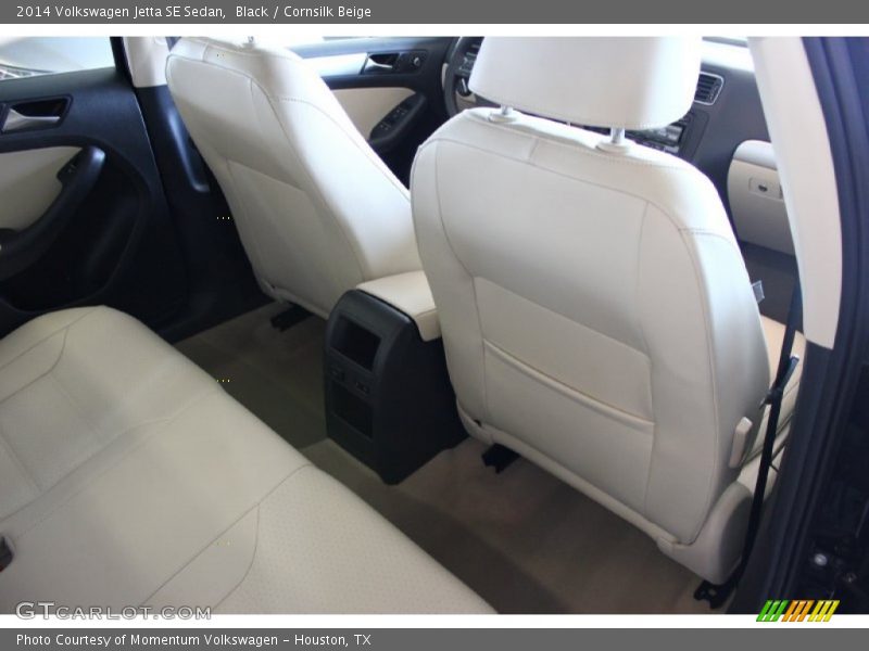 Black / Cornsilk Beige 2014 Volkswagen Jetta SE Sedan