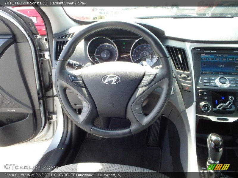Radiant Silver / Gray 2011 Hyundai Sonata SE