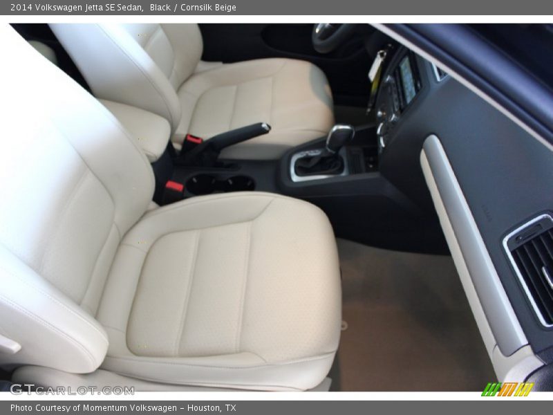 Black / Cornsilk Beige 2014 Volkswagen Jetta SE Sedan