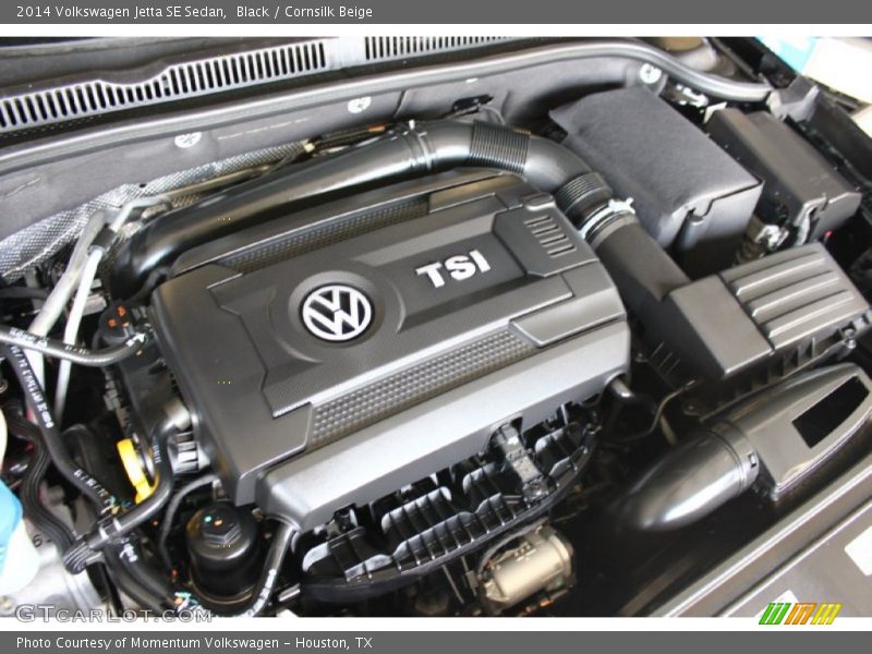 Black / Cornsilk Beige 2014 Volkswagen Jetta SE Sedan