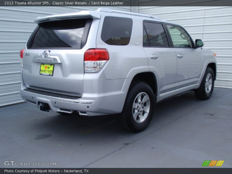 Classic Silver Metallic / Sand Beige Leather 2013 Toyota 4Runner SR5