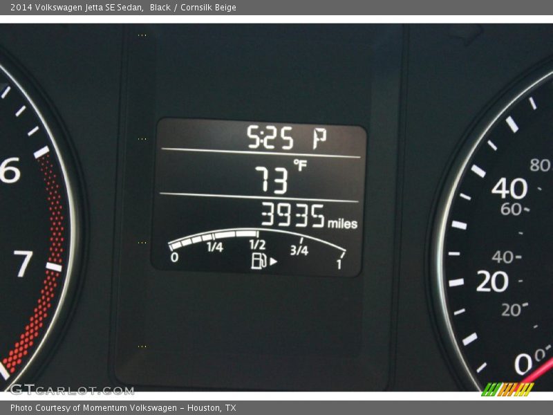 Black / Cornsilk Beige 2014 Volkswagen Jetta SE Sedan