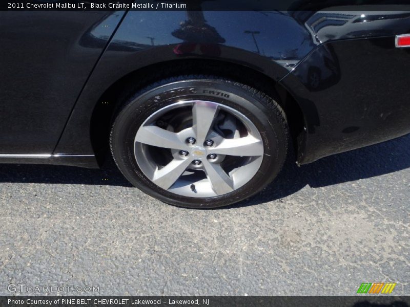 Black Granite Metallic / Titanium 2011 Chevrolet Malibu LT