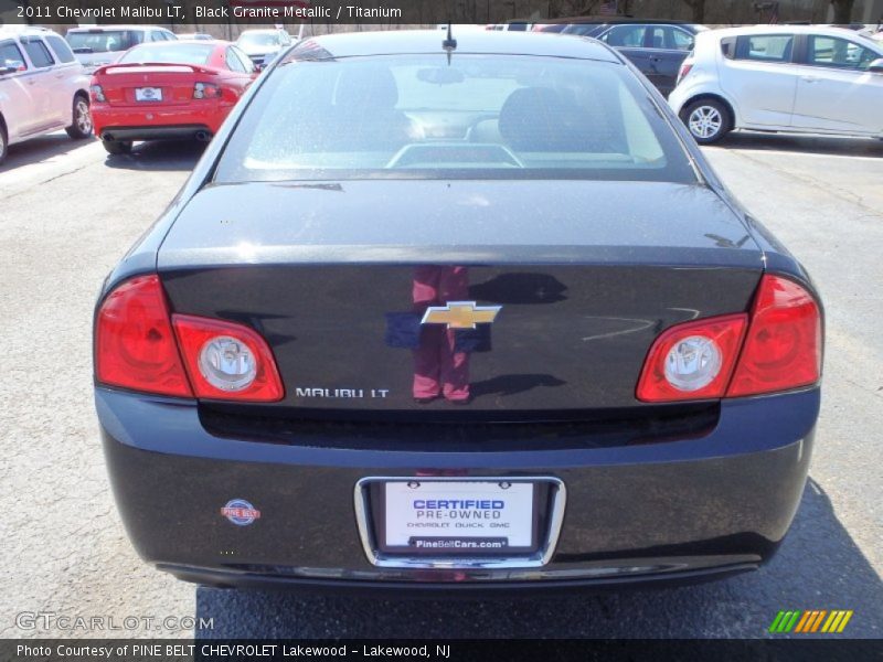 Black Granite Metallic / Titanium 2011 Chevrolet Malibu LT